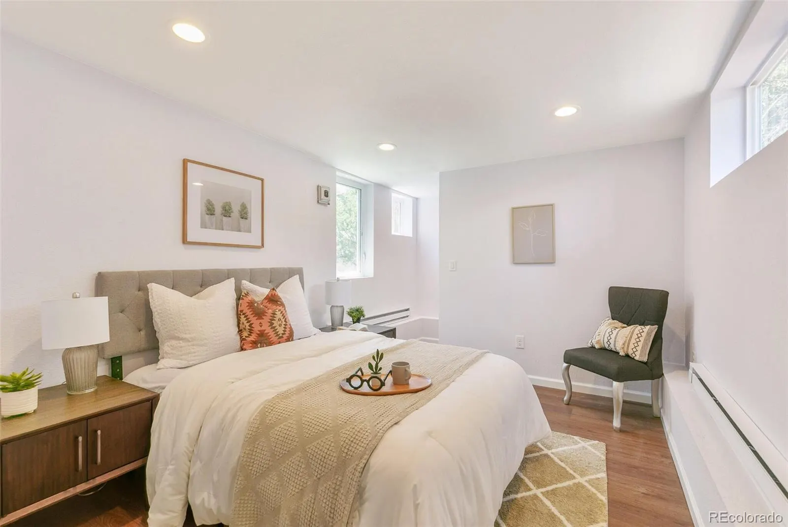 Bedroom with egress window