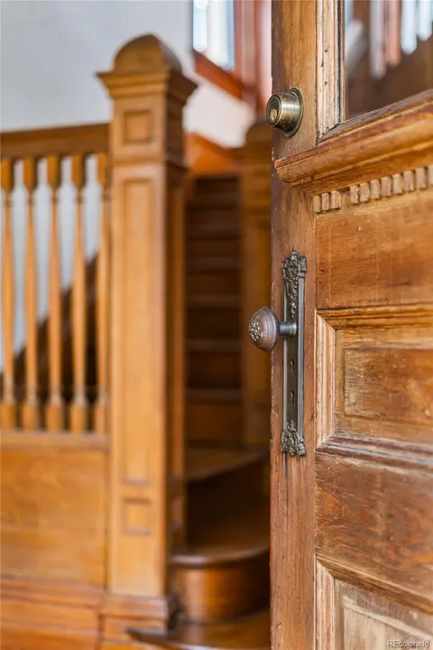 Original brass door hardware