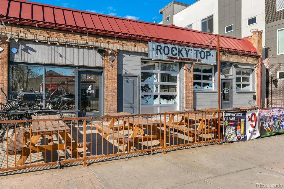 Storefronts on Tennyson Street